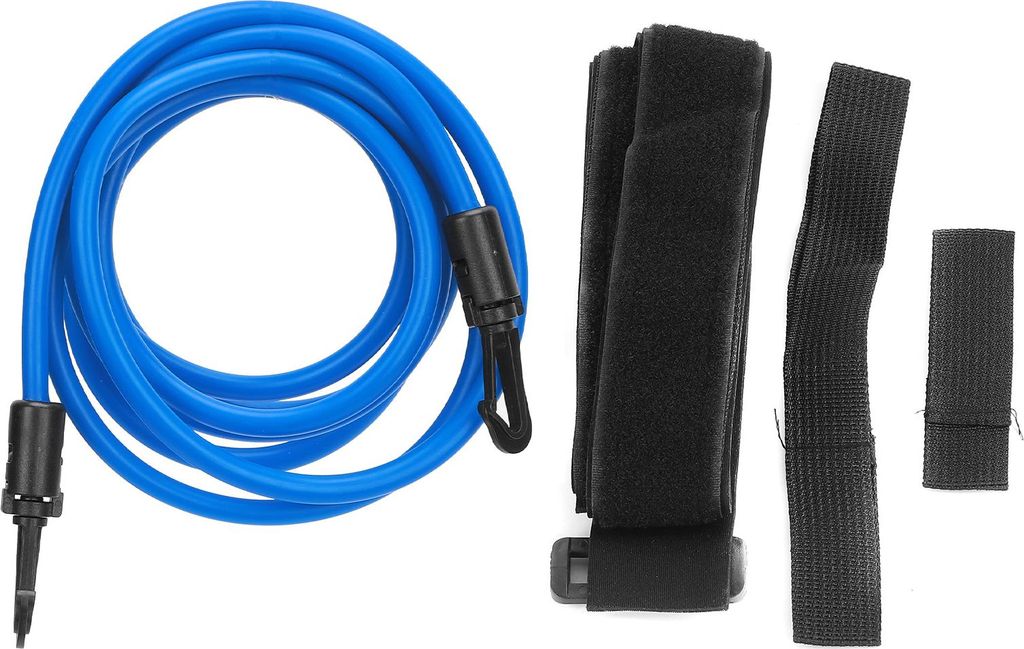 Einstellbarer Schwimmtraining Widerstand elastischer Gürtel Schwimmbetreiber Sicherheitsseil Latexröhre