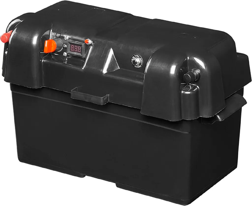 Bac à Batterie Portable 12V avec Station d'Énergie et Ports USB Intégrés