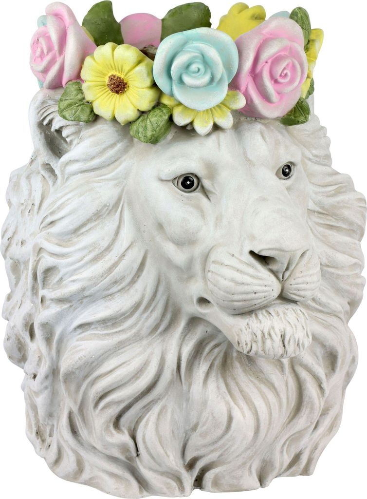 FURNARO Pflanztopf Hippie lion - Löwenkopf Blumentopf aus Produktbild 