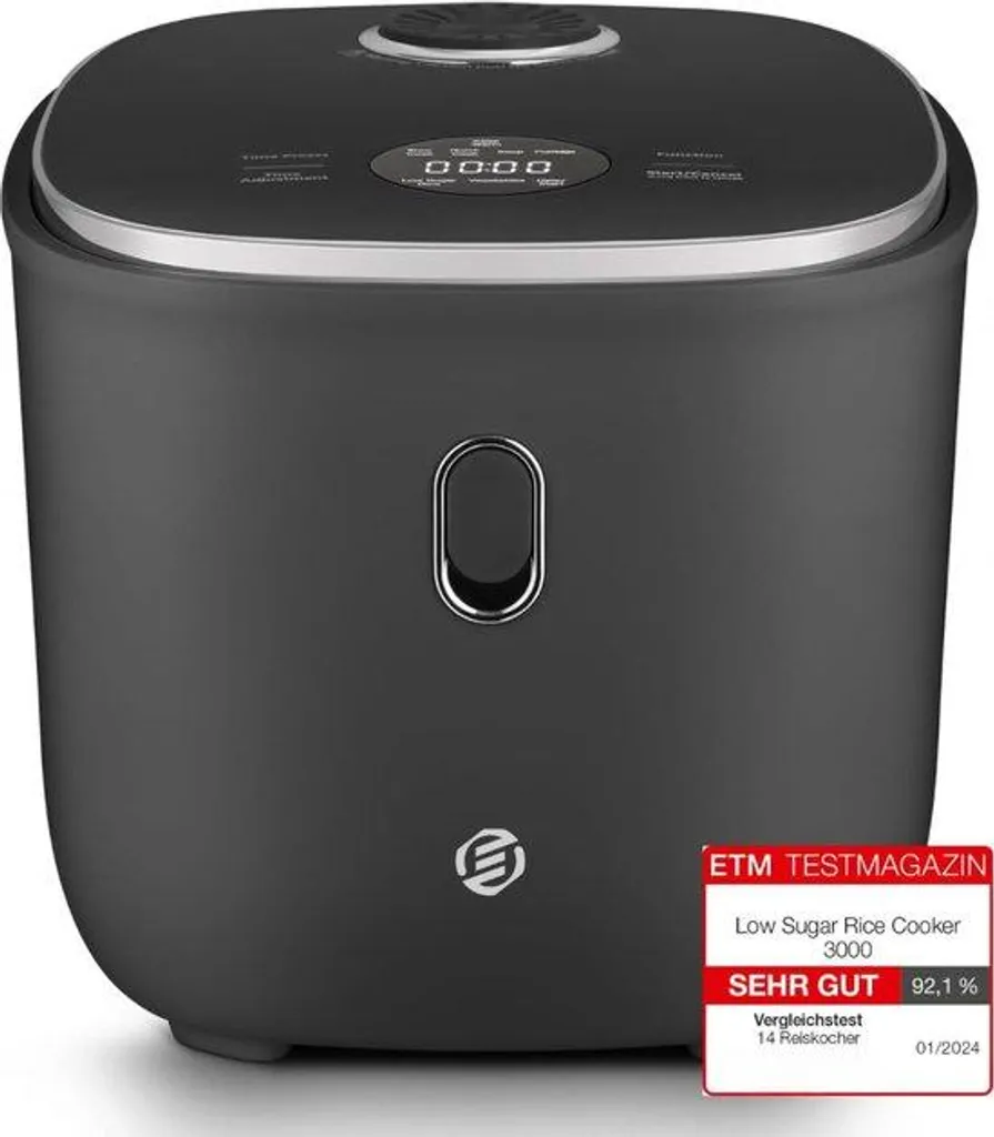 Cuiseur à riz blanc pour la cuisine capacité 1.8L avec cuve antiadhésive