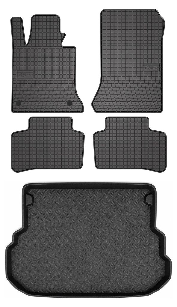 Tapis en caoutchouc + bac de coffre pour Mercedes-Benz GLK Image du produit 