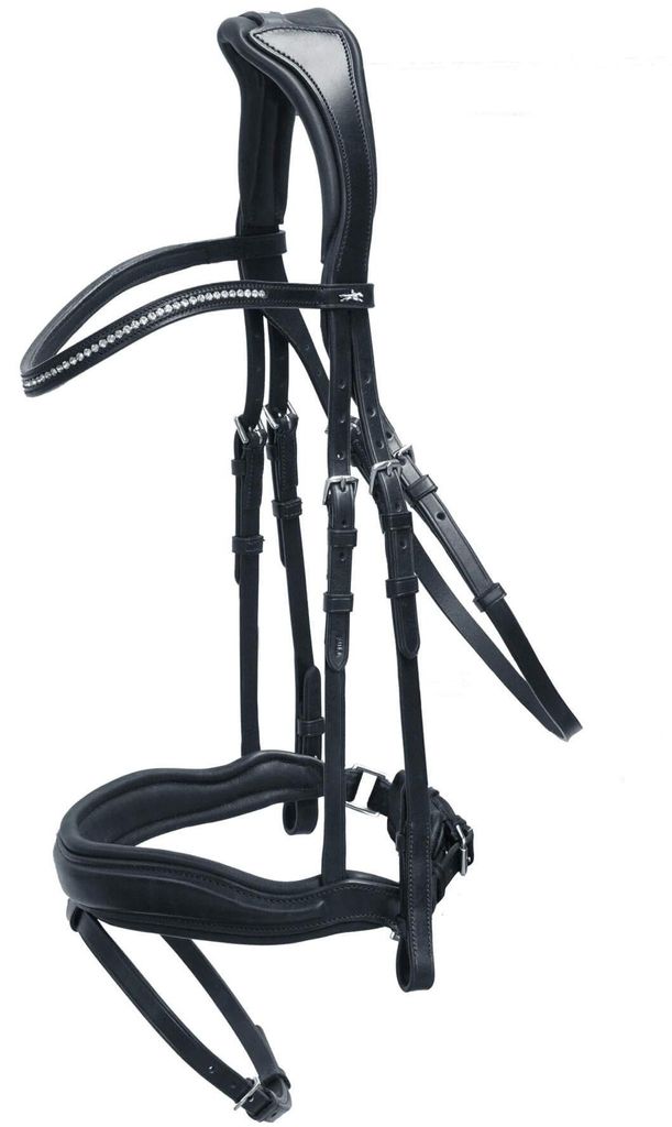 Schockemöhle Športová anatomická uzda Stanford Black / Obrázok produktu 