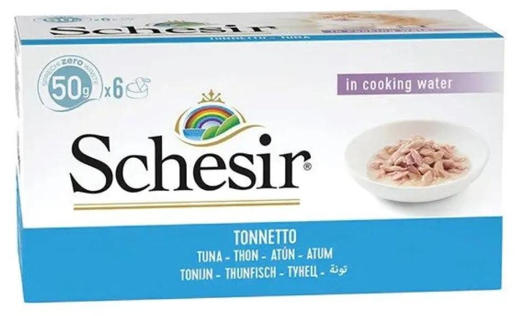 SCHESIR dans l'eau pour cuisson Thon - nourriture humide Image du produit 
