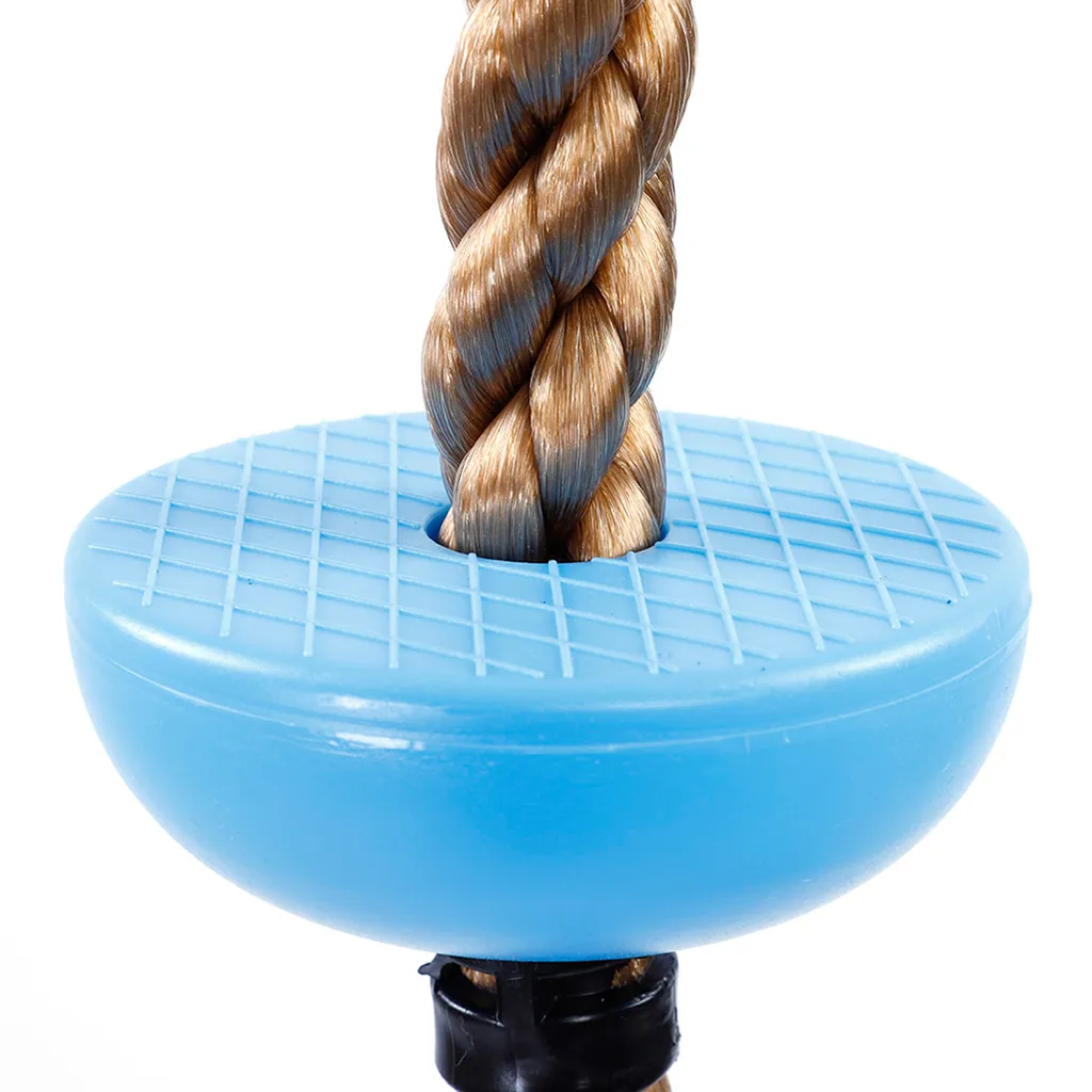 Corde à grimper disco avec disque d'escalade robuste pour enfants de 2m