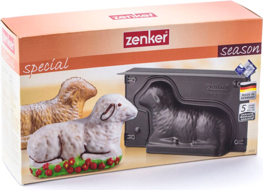 Zenker Backform "Lamm" 1 l Volumen, antihaft-beschichtet Produktbild 12
