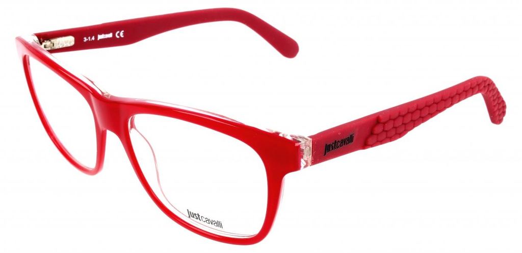 Just Cavalli JC0643 Shiny red 53/15/140 Herren Brillen