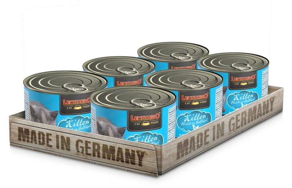 LEONARDO Kitten - Reich an Geflügel 6x 200g Produktbild 