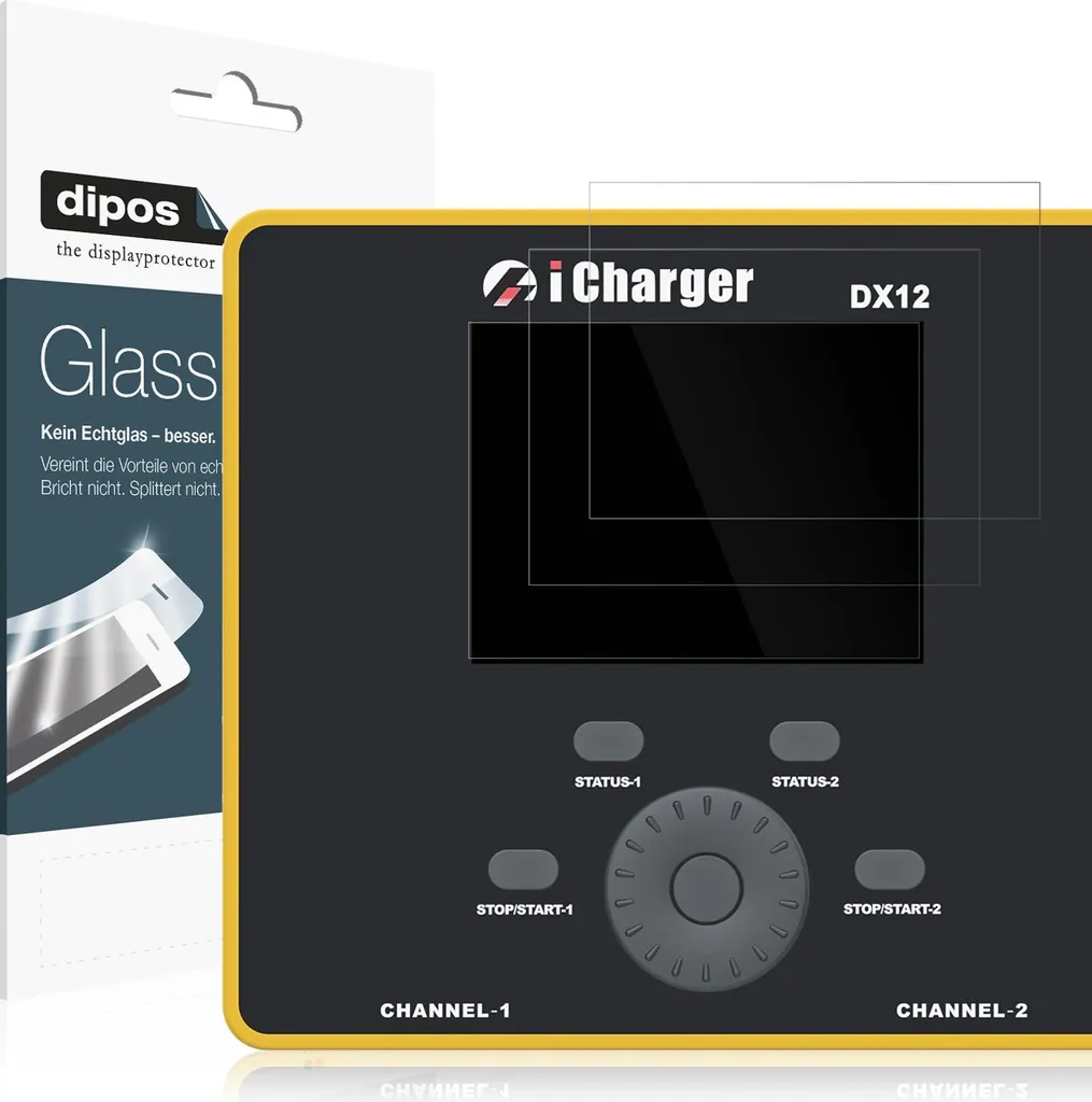 Protezione Display 9H per Junsi DX12 - Vetro Flessibile dipos (2 Pezzi)