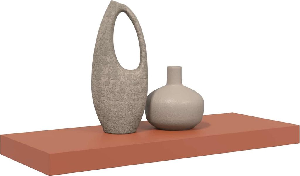 "Winter Sale" Wandregal Wandmontiert Rot 50 x 23 x 4cm Holzwerkstoff - Wandregale clorisNeu732064 - Wandregale
