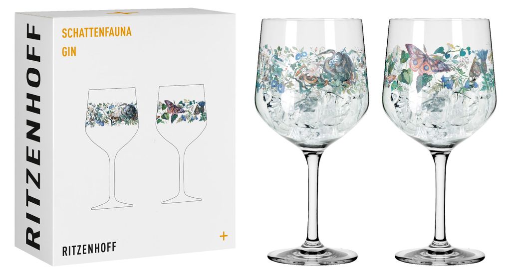 Ritzenhoff Schattenfauna Gin Kelch-Set #7 #8 2er Set 720 ml Produktbild 