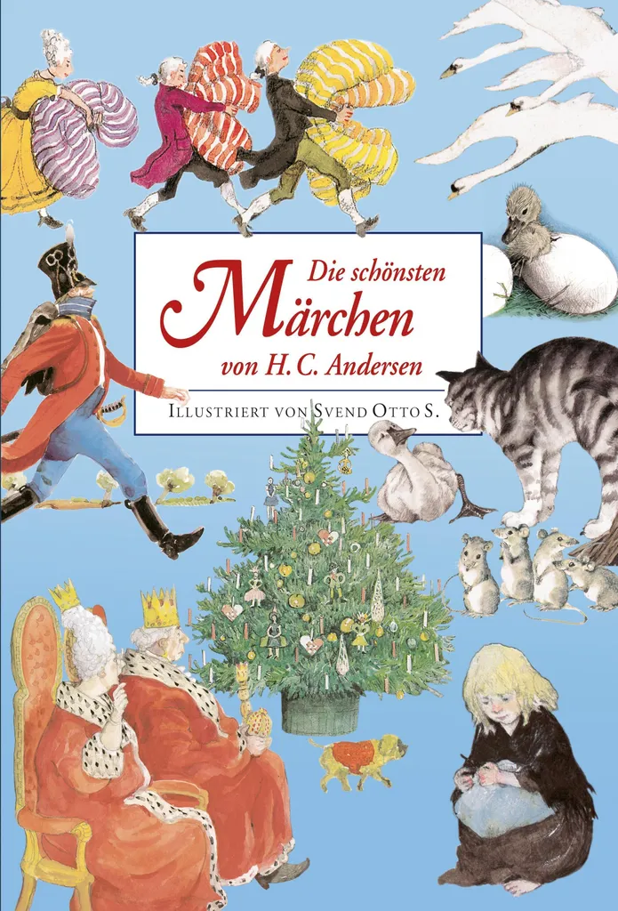 Contes d'Andersen : Recueil Complet avec Couverture Rigide et Dorée