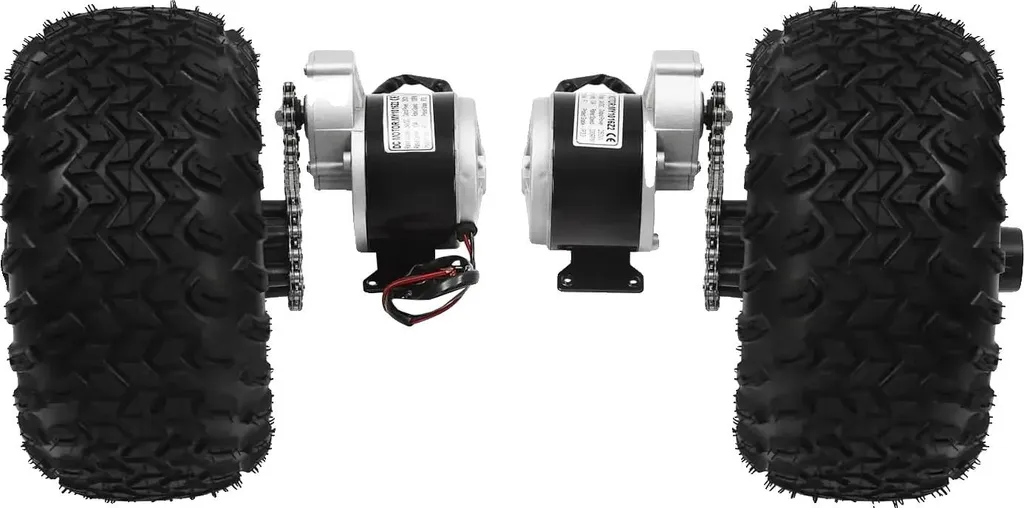 Kit électrique pour double essieu noir à installation rapide sans soudure