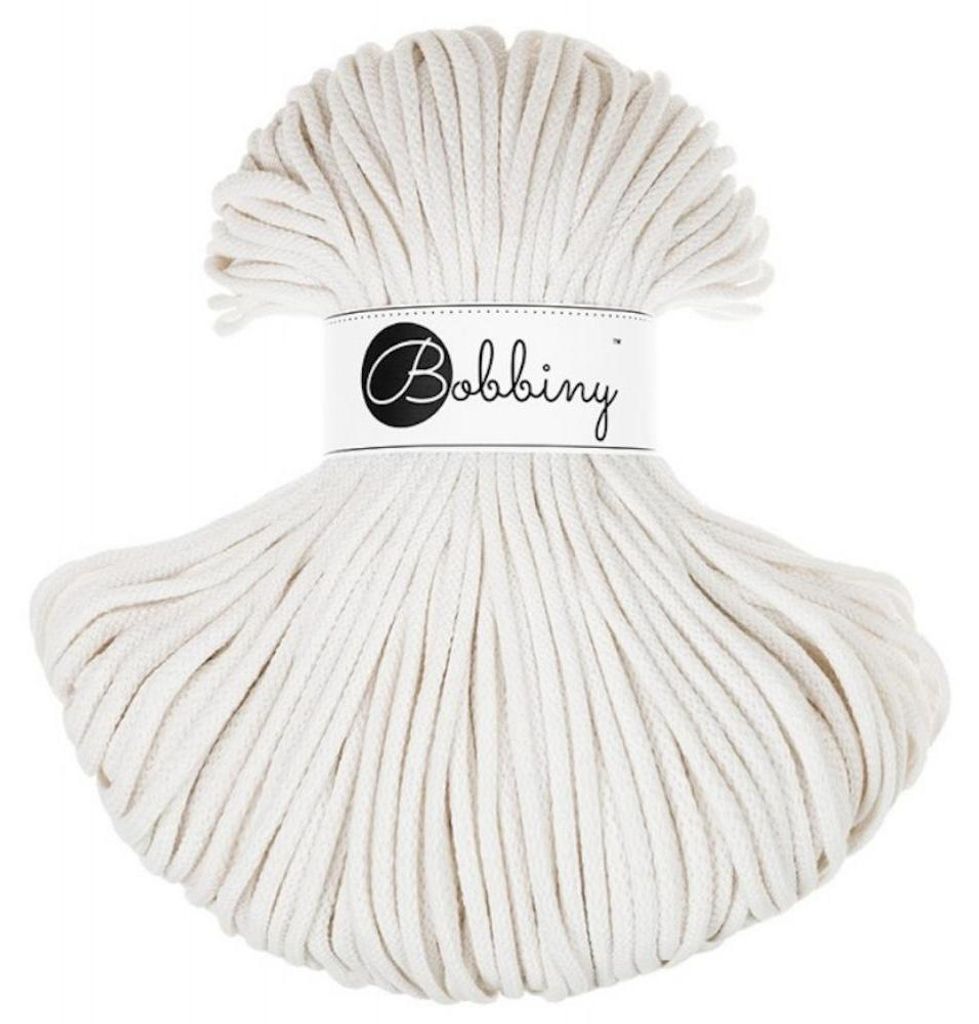Bobbiny Premium 5 mm 100 m Off White Schnur Produktbild 