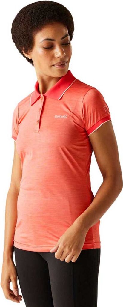 Regatta Remex Ii Kurzarm-poloshirt Orange 12 Frau Orange 12