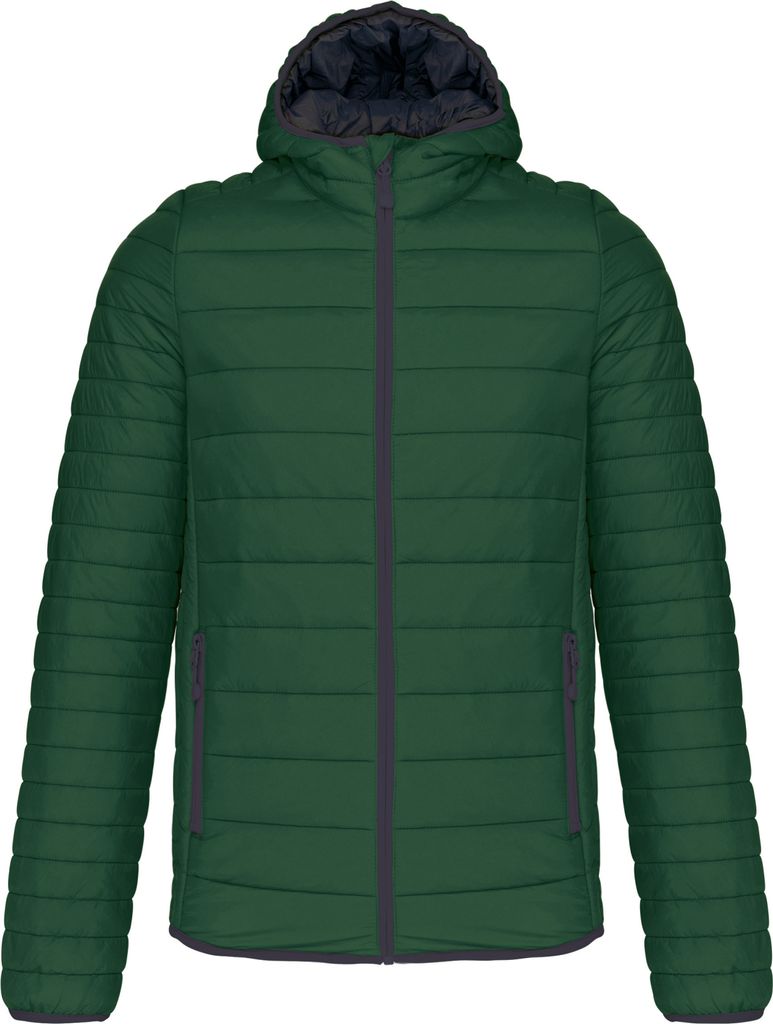 Kariban - Steppjacke mit Kapuze für Herren PC6548 (S) (Tannengrün)