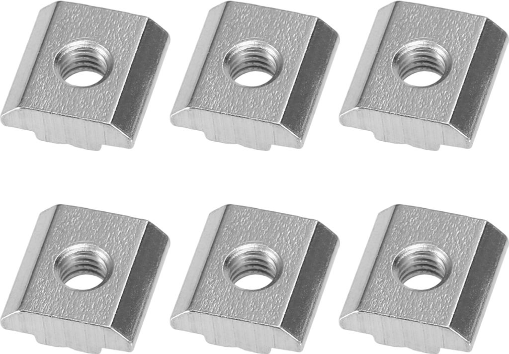6pcs Edelstahl Kayak Track Adapter Mutter Hardware