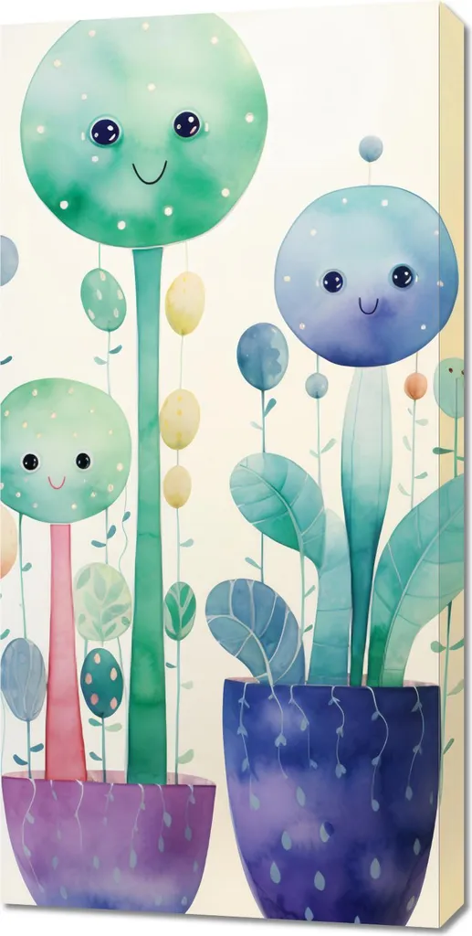 Décoration Murale Galaxies Souriantes en 50x100 cm pour Salon et Bureau