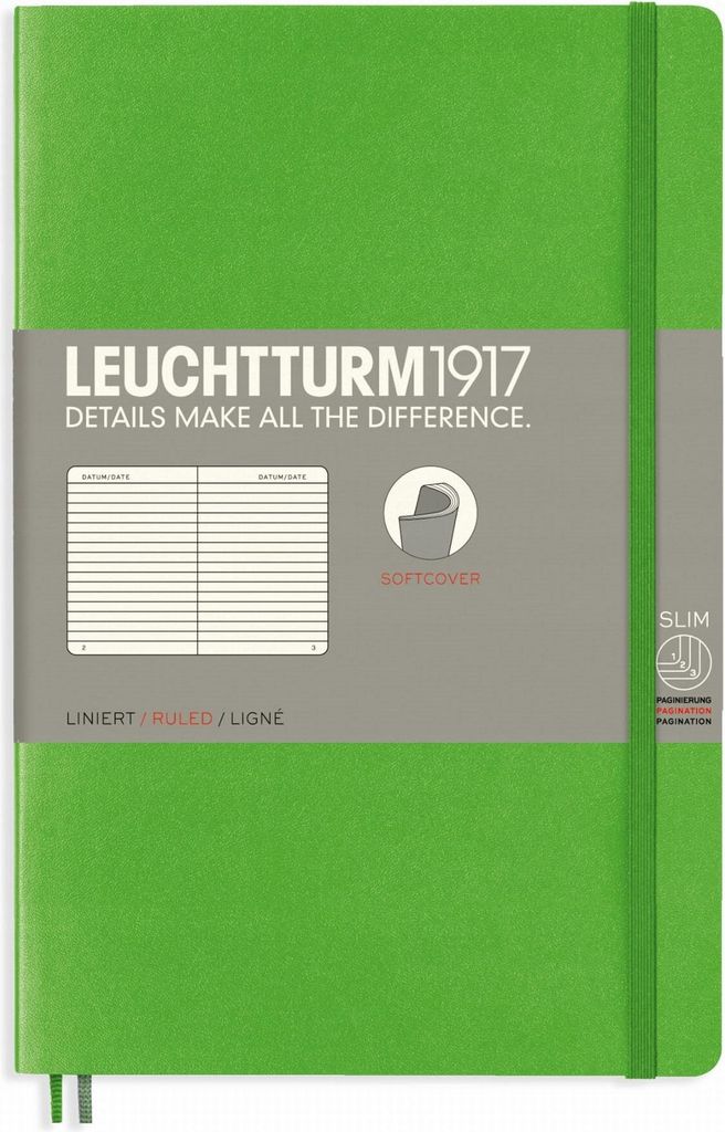 LEUCHTTURM1917 Notizbuch Soft-Notizbuch B6 liniert