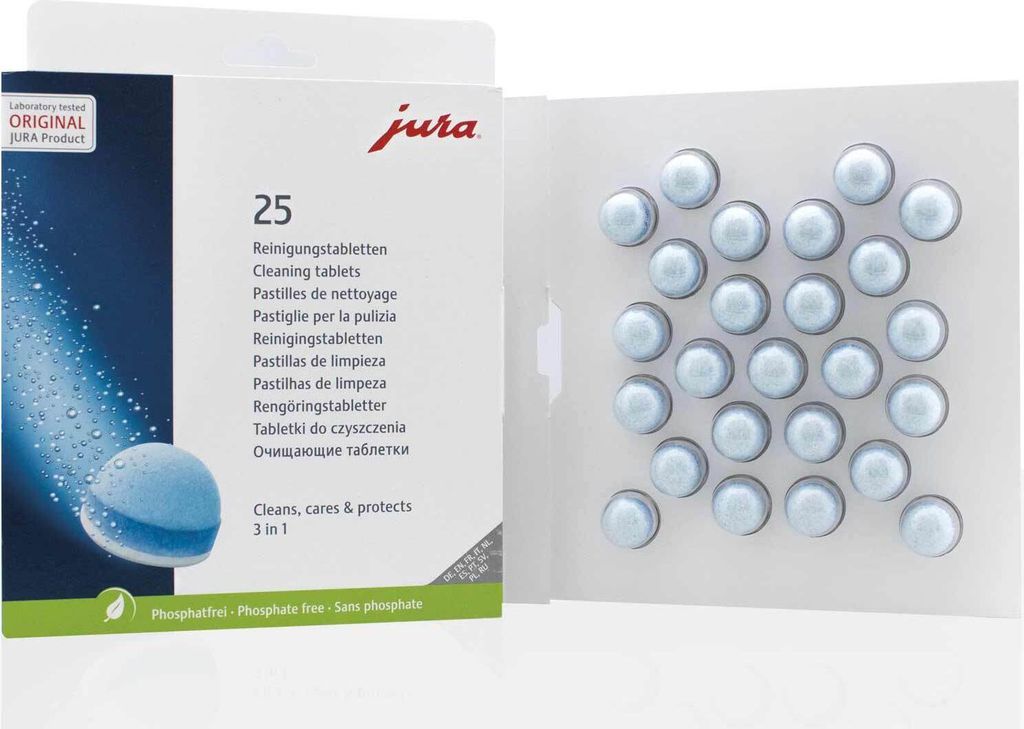 Jura Reinigungstabletten 25 Stück - Für Jura Kaffeemaschinen