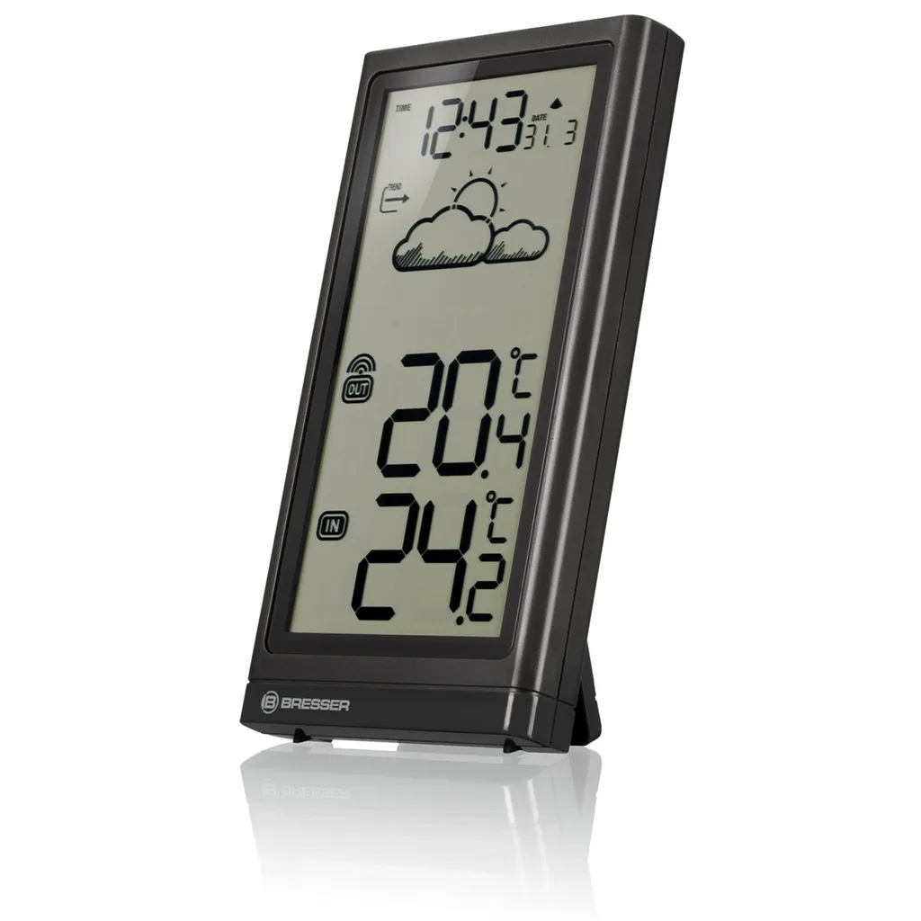BRESSER 7007420 Termoigrometro Professionale con Grafico Umidità