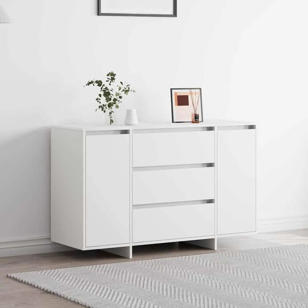 Buffet Moderno vidaXL Bianco 120 cm: Credenza Design con Cassetti