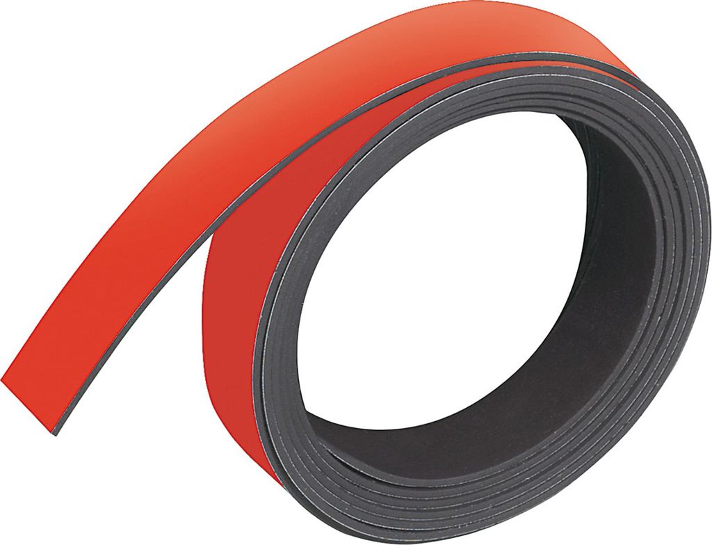 Franken Magnetband M801 01 5mmx1m 1mm rot