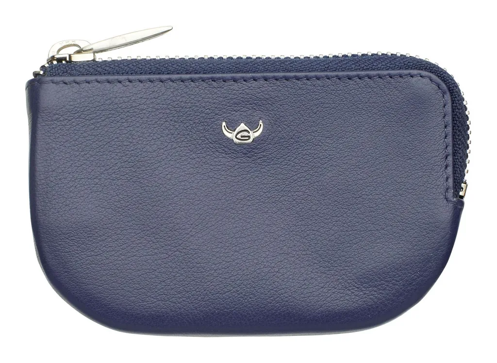Golden Head Madrid Astuccio Chiavi in Pelle Blu Scuro | Qualità Premium