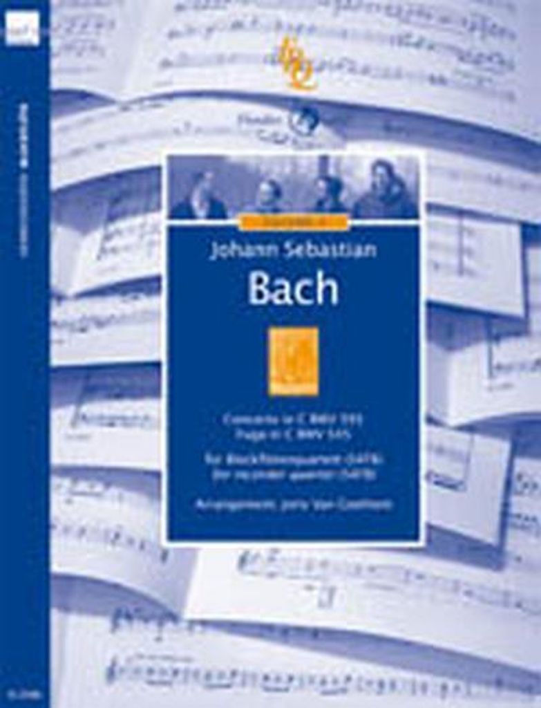 Concerto C-Dur BWV595 und Fuga C-Dur BWV594für Blockflötenquartett