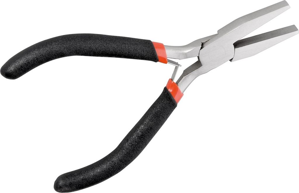 Fixpoint 77094 Flachzange halbrund 125 mm - mit Produktbild 