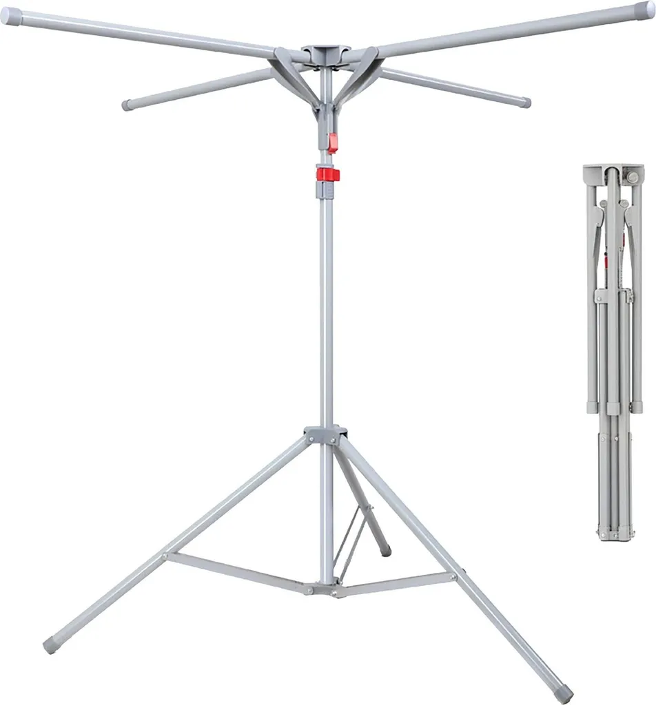 Étendoir à linge pliable gain de place pour buanderie et salle de bain