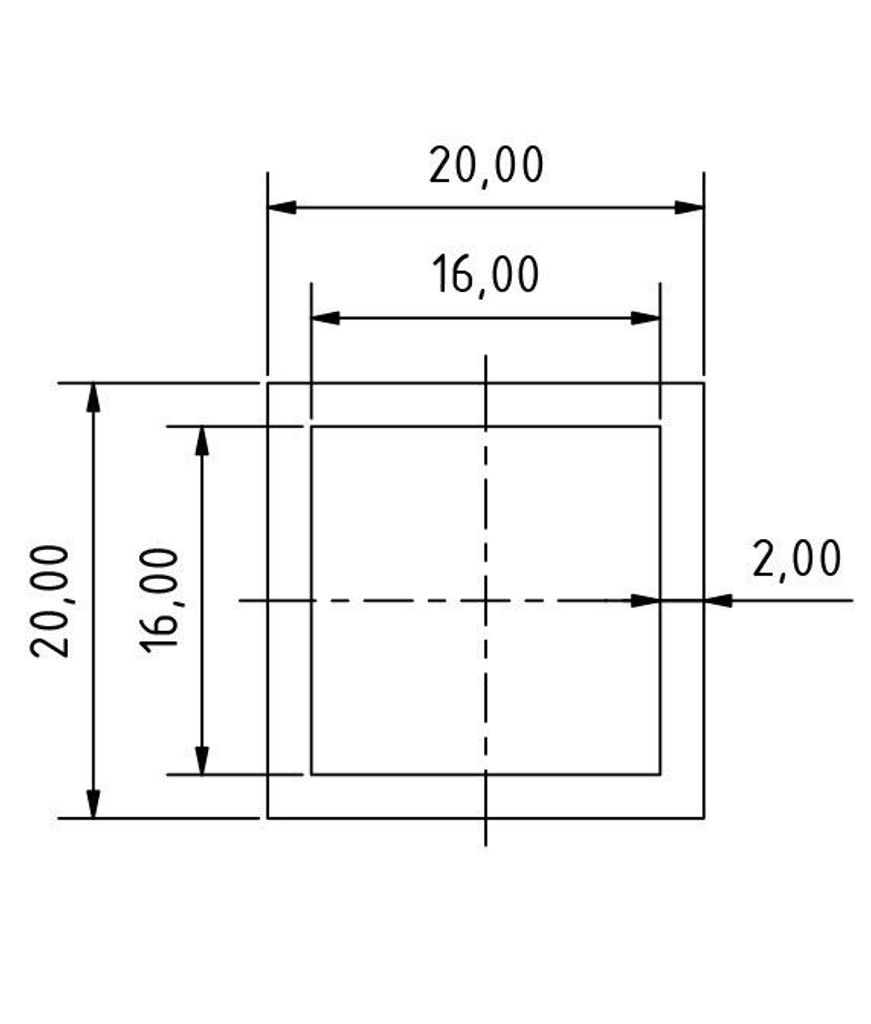 Tube Aluminium Circulaire Riggatec 20x2mm Longueur 4,0 M - Alliage EN AW 6082 T6