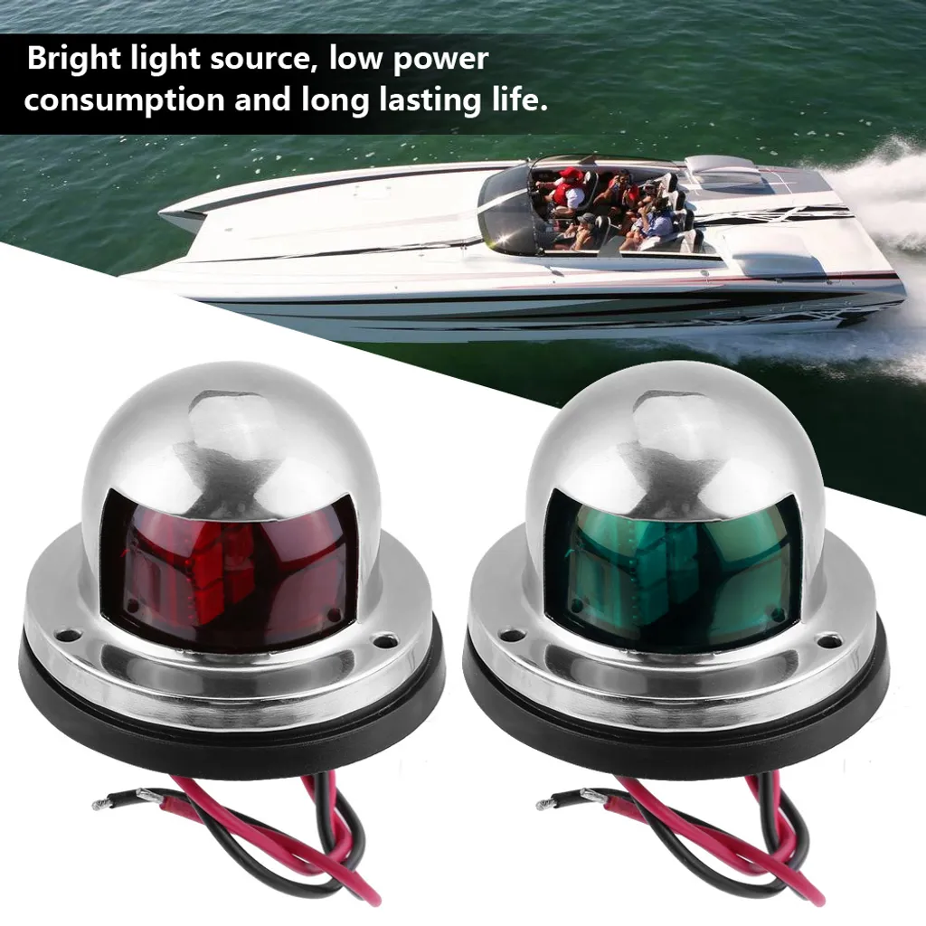 Luce di navigazione, luce della lampadina di navigazione, luce di navigazione marina, luce del segnale di navigazione, luce di navigazione della barca