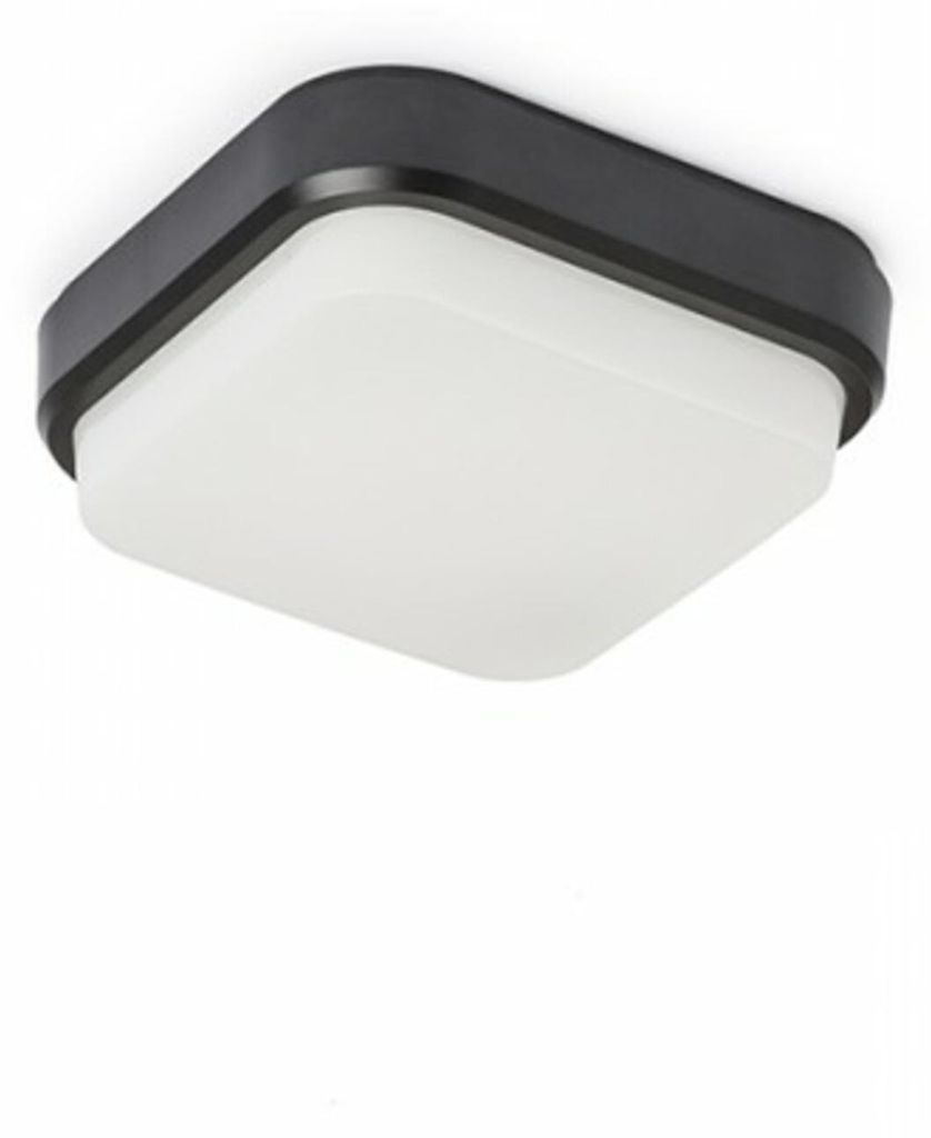 RED - DESIGN RENDL RENDL TARIS SQ 17 Aufputz-LED, schwarz, 230 V, 8 W, IP54, 3000 K, R12525