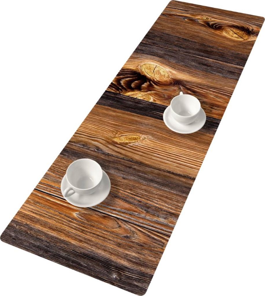 Runner da tavola Bertoni, feltro, 115x40cm, motivo stampa Immagine del prodotto 
