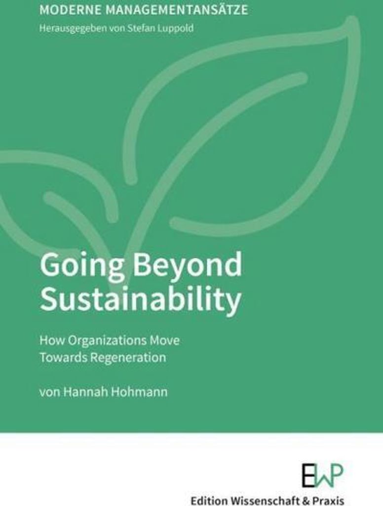 Going Beyond Sustainability