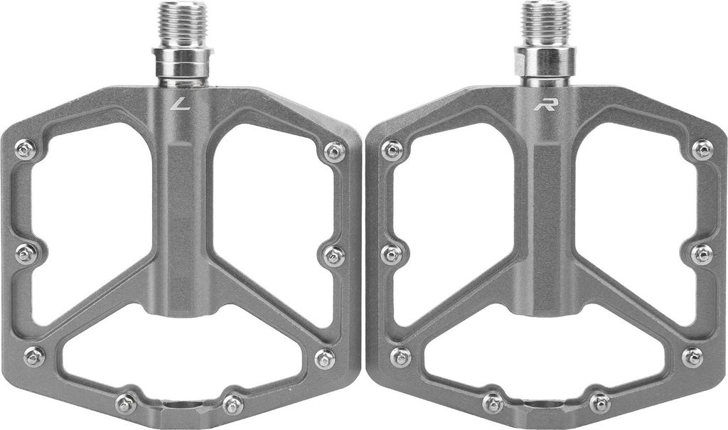 1 Paar Ztto Mountainbike Pedale Aluminiumlegierung Nonslip Bicycle Platform Flat Pedale (Titan)