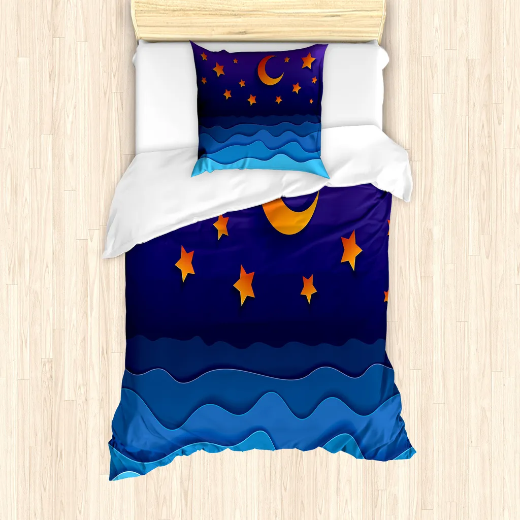 Copripiumino Nottocean ABAKUHAUS 135x200 cm - Design Quarzo Creative