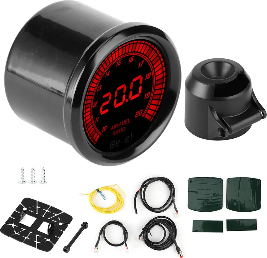 Strumento Miscela Aria/Carburante 52mm - 7 Colori LED Retroilluminato