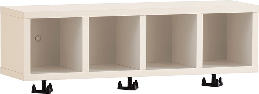 Wandregal mit Haken beige LORCA-80