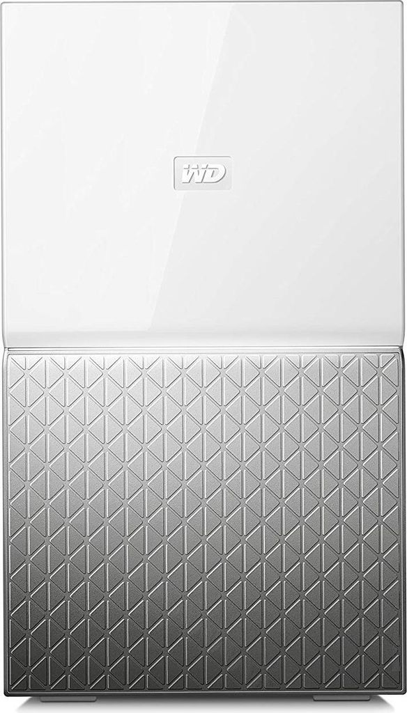 Western Digital My Cloud™ Home Duo, NAS, 4 TB, Weiss/Silber Produktbild 