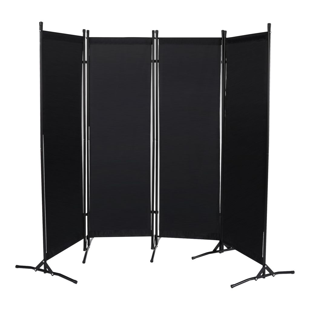 Faltbarer Raumteiler Grau 2*1.7m Büro Raumtrenner