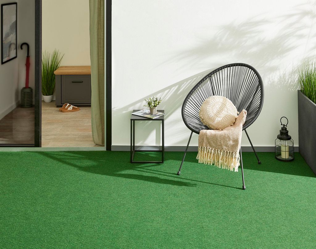 Rasenteppich Easy Grün 200 x 500 cm – Kunstrasen in