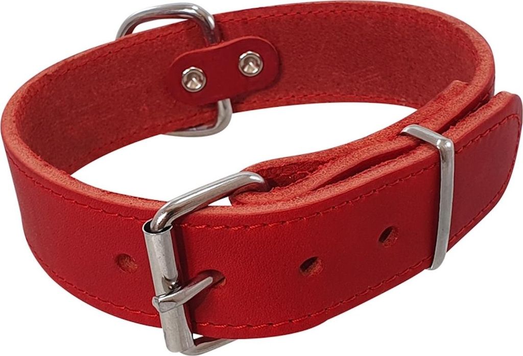 Nobby Halsband "TABIL" extra breit rot 45 cm (34-40 cm), 30 Produktbild 
