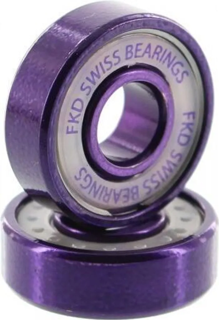 Roulements de Skate FKD Swiss Lilas Haute Précision pour Vitesse Maximale