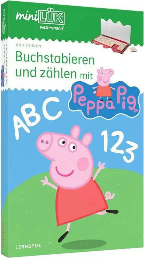 Préparation à l'École avec miniLÜK Peppa Pig : Épeler et Compter