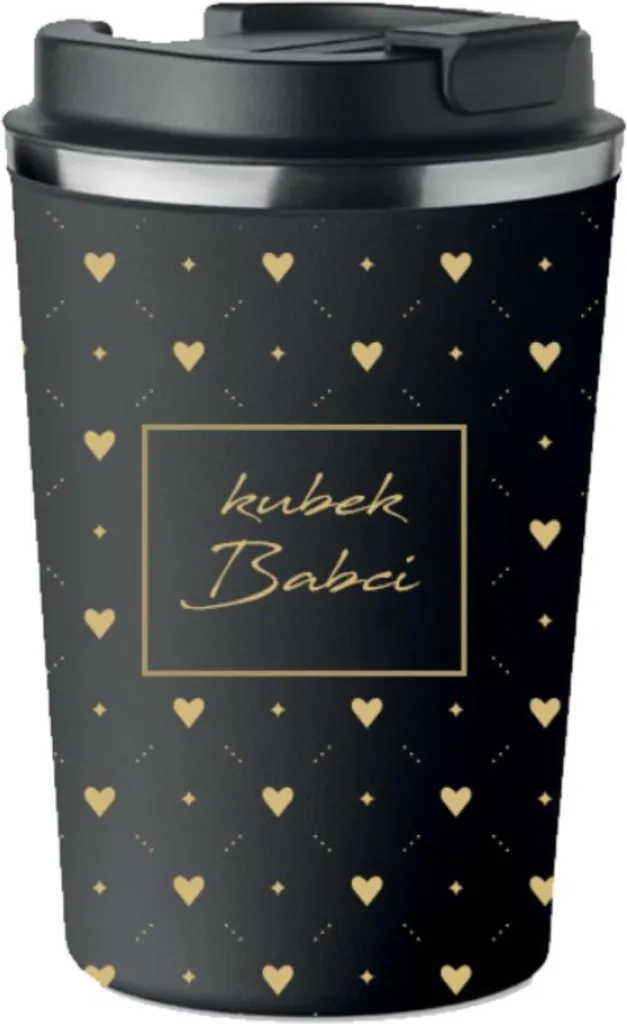 Regalo Nonna: Tazza Termica Omatag KT_169 Nera | Caldo Ovunque