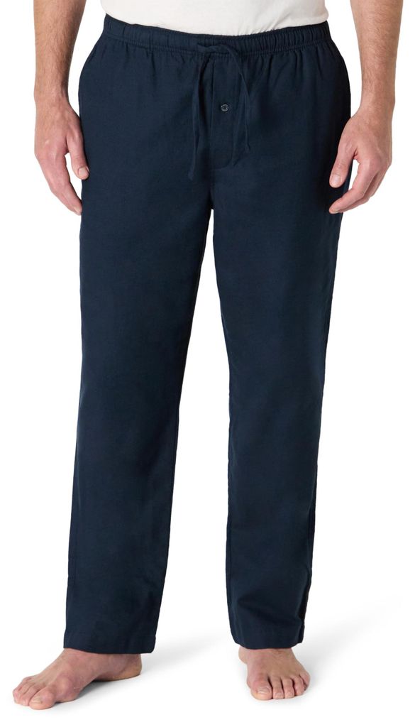 A. Essentials herenpyjamabroek van flanel (verkrijgbaar in Productafbeelding 
