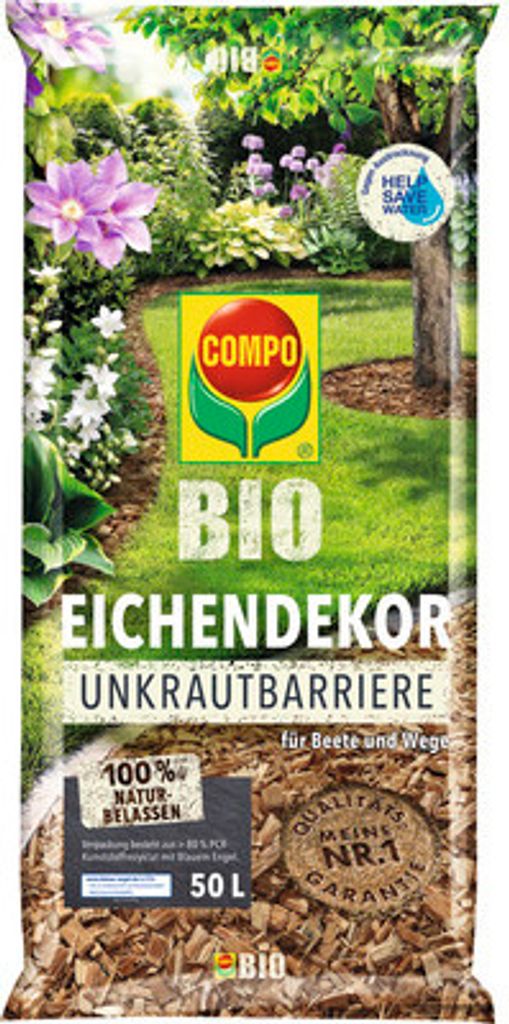 Eichendekor und Unkrautbarriere COMPO  50 L Produktbild 
