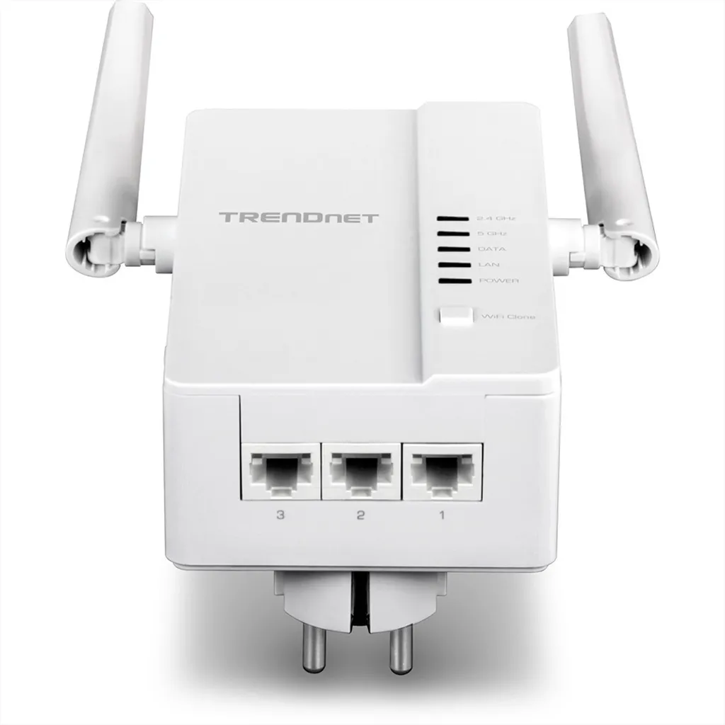 TRENDnet TPL-430AP Blanc : Adaptateur CPL WiFi AC1200 Haute Performance