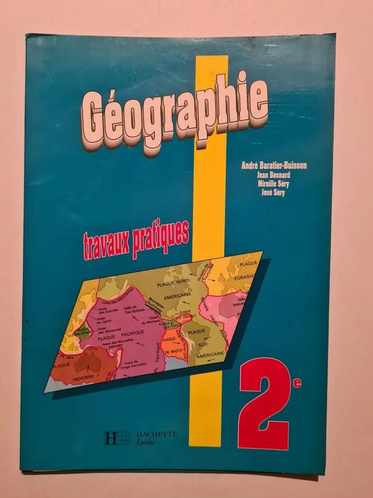 Manuel Géographie 2nde Édition 1990 - Livre Scolaire Lycée Collection Magnard